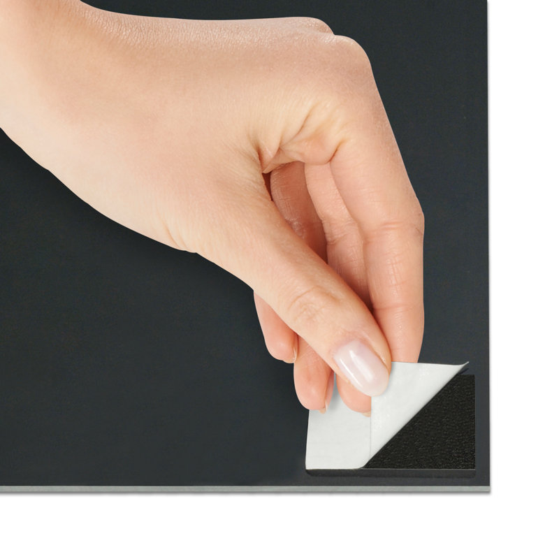 Latitude Run® Peel and Stick Mirror Tiles, Exclamation Rectangular